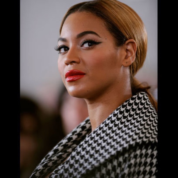 ]NEW Dereon Beyonce Y2K PEPLUM Houndstooth  Black Snap Wool Jacket Coat  M - Picture 7 of 17